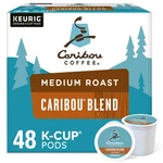 Caribou Blend Coffee, K-cups, Medium Roast, 48 Count. Fixed Price $26.49.