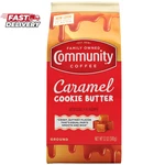 Community Coffee Caramel Cookie Butter Flavored 12 Ounces, Medium Roast Ground. Fixed Price $7.11.