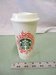 Starbucks Reusable Plastic Grande Coffee Cup White Christmas Hot Chocolate Tea. Fixed Price $11.08.