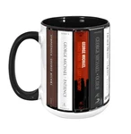 Pop Music Retro Cassette Style Ceramic Coffee Mug Classic Fan Gift. Fixed Price $22.99.