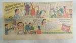 Folger's Coffee Ad: Mother's Suitcase Surprise ! From 1950'S Size: 7.5 X 15 Inch. Fixed Price $15.00.