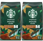 Starbucks House Blend Whole Bean Coffee 40 Oz ( Pack 2). Fixed Price $64.95.