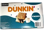Dunkin' S'mores Ground Coffee, Medium Roast, Keurig K-cup Pods, 54 Ct.. Fixed Price $35.99.