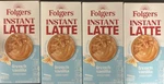 4 Boxes Folgers Instant French Vanilla Latte Coffee Mix See Photos Date. Fixed Price $19.99.