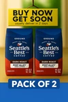 Seattle Best Post Alley Dark Roast Ground Coffee 12OZ Pack 100% Arabica. Fixed Price $9.45.