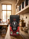 Death Wish Coffee, Organic And Fair Trade Dark Roast Ground 16 Oz. Fixed Price $19.99.