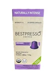 Bestpresso Coffee Organic Italian Espresso Capsules Intensity 12 20CT. Fixed Price $14.99.