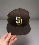 San Diego Padres New Era Mlb 9FIFTY950 Snapback Cap Hat Dark Brown. Fixed Price $21.65.