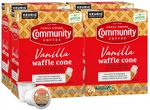Community Coffee Vanilla Waffle Cone 96 Count Pods, Ice Cream Flavored. Fixed Price $36.95.