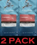 Caribou Coffee Caramel Smooth & Silky Ground 11 Oz Bag - 2 Pack. Fixed Price $57.99.