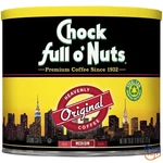 Chock Full O'nuts Original Medium Roast Ground Coffee - 26OZ. Fixed Price $19.67.