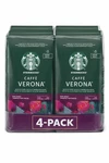 Starbucks Coffee Verona Dark Roast Ground 4-PACK 112 Oz Ttl Bold Cocoa Caramel. Fixed Price $29.99.