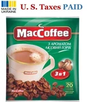 Maccoffee Hazelnut 3 Instant Mix Sachets 18G Made Ukraine. Fixed Price $65.50.