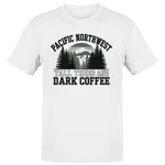 Pacific Northwest Dark Coffee Men's T-shirt. Fixed Price $10.50.