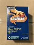 Lavazza Gran Aroma Light Roast 100% Aribica Ground Coffee Pods K-cup Box. Fixed Price $10.00.