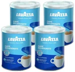 4 Lavazza Cafe Decaffeinato Premium Italian Ground Coffee Tin 250G 8.8OZ. Fixed Price $121.50.