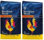 Barissimo Breakfast Blend Medium Roast Ground Coffee 12 Oz (2 Bags). Fixed Price $21.90.