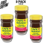 Cafe Bustelo, Espresso Style, Dark Roast Instant Coffee 7.05 Oz Jar (pack 03). Fixed Price $15.85.