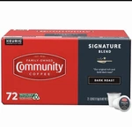 Community Coffee Signature Blend 72 Count Pods, Dark Roast For Keurig 2.0. Fixed Price $44.95.