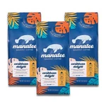 Manatee Gourmet Coffee Caribbean Delight, Medium Roast, Ground, 12 Oz. (3 Pack). Fixed Price $36.99.