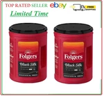 2 Pack - Folgers Dark Roast Ground Coffee, Black Silk 40.3 (total 80.60 Oz). Fixed Price $62.24.