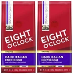 Eight O'clock Dark Italian Espresso Roast Ground Coffee, 11.5 Oz (2 Bags) Bold. Fixed Price $32.90.