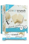 12 Bars X Power Crunch Protein Waffer Energy - French Vanilla Creme. Fixed Price $21.99.
