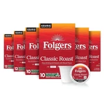 Folgers Classic Coffee, Medium Roast, Keurig K-cup Pods, 10 Ct (pack 6). Fixed Price $45.00.