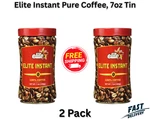 Elite Instant Pure Coffee, 7OUNCE Tin... Free Shipping 2 Pack. Fixed Price $18.00.