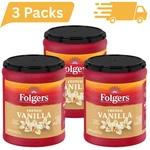 Folgers French Vanilla Artificially Flavored Ground Coffee, Medium Roast, 9.6 Oz. Fixed Price $20.95.
