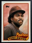 1989 Topps Tiffany #570 Tony Gwynn San Diego Padres. Fixed Price $8.00.