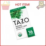 Tazo Organic Refresh Herbal Tea Bags With Peppermint And Spearmint, Caffein. Fixed Price $5.77.
