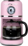 Retro 10 Cup Coffee Maker One-touch Drip Brew 50OZ Carafe Pink. Fixed Price $39.85.