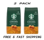 Starbucks Arabica Beans Caramel Naturally Flavored Ground Coffee 11 Oz (02 Pack). Fixed Price $13.30.