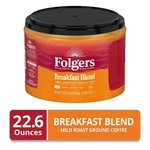 Folgers Breakfast Blend Ground Coffee, Mild Roast, 22.6 Oz Canister Free Ship. Fixed Price $19.49.