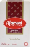 Al Ameed Turkish Coffee Medium Roast W/ Cardamom 8 Oz - Pack 3. Fixed Price $37.37.
