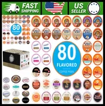 Crazy Cups Flavored Coffee Pods Variety Pack For Keurig Brewers 80 Count. Fixed Price $76.99.