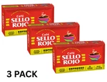 Caf Sello Rojo Espresso, 100% Latin American Coffee, Darkest Roast Ground. Fixed Price $15.99.