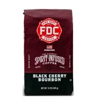 Fire Department Coffee, Black Cherry Bourbon Infused, Premium Ground Med. Fixed Price $11.25.