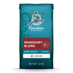 Caribou Mahogany Blend Premium Dark Roast Ground Coffee, Arabica, 12 Oz. Fixed Price $9.99.