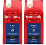 Community Coffee Ground House Blend 2 Pack. Fixed Price $35.95.