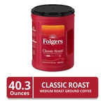 Pack Folgers Classic Ground Coffee, Medium Roast, 40.3 Oz Canister, New. Fixed Price $57.99.