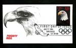 Us Fdc #2540 Kmc Venture 1991 San Diego Ca Eagle Priority Mail Olympics Rings. Fixed Price $11.99.