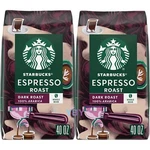 2 Packs Starbucks Espresso Dark Roast Whole Bean Coffee 40 Oz Each = 80. Fixed Price $63.90.
