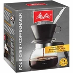 Melitta 36 Oz. Pour Over Coffee Brewer With Glass Carafe, Black. Fixed Price $27.29.