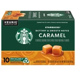 Starbucks Caramel Flavored Medium Roast Single Coffee 10 K-cups. Fixed Price $12.99.