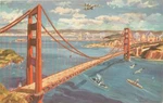 California San Francisco Golden Gate Bridge Crocker #A-2 Postcard 22-2540. Fixed Price $8.99.