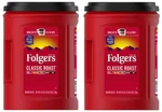 2 Pack - Folgers Classic Roast Ground Coffee (43.5 Oz.) Free Shipping. Fixed Price $53.19.
