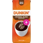 Dunkin Original Blend Whole Bean Coffee, Medium Roast, 12 Oz Bag. Fixed Price $8.50.