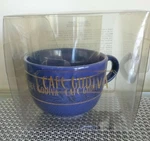 Cafe Godiva Blue And Gold Coffee Latte Cup Mug New In Box. Fixed Price $18.95.